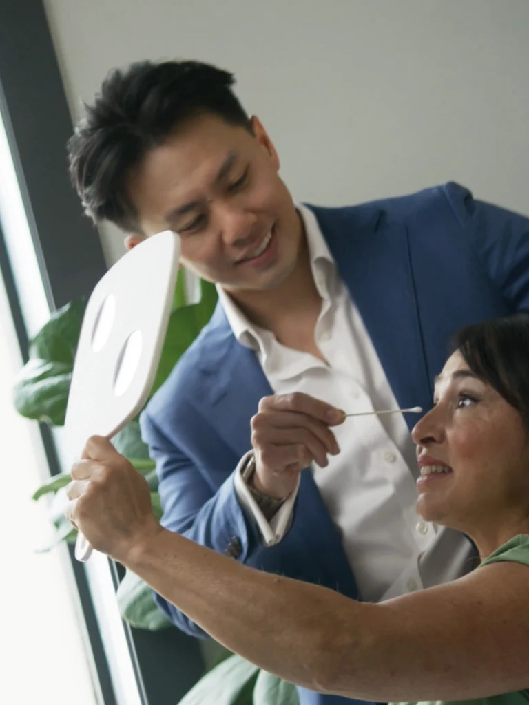 zeng consultation with woman for facial rejuvenation