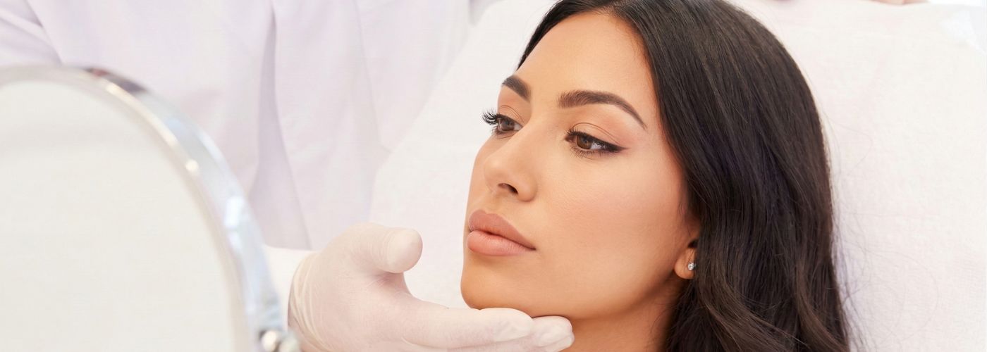 Facial consultation and aesthetic evaluation for natural beauty enhancement at Aestira